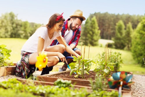 Hard and soft landscaping features for an urban Bermondsey garden