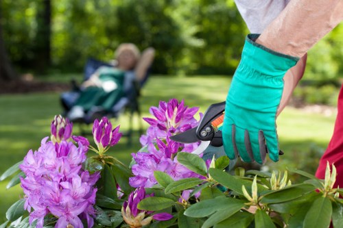 Hard landscaping installation in a Bermondsey residential or commercial area